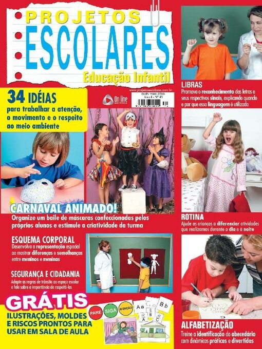 Title details for Projetos Escolares - Educação Infantil by Online Editora - Available